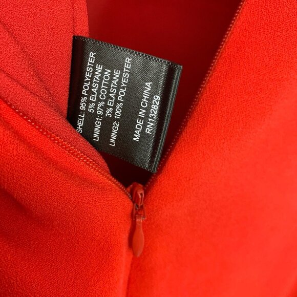 NBD Dress Maracuya Gown Red Maxi Off Shoulder Sweetheart NWT - Picture 13 of 15